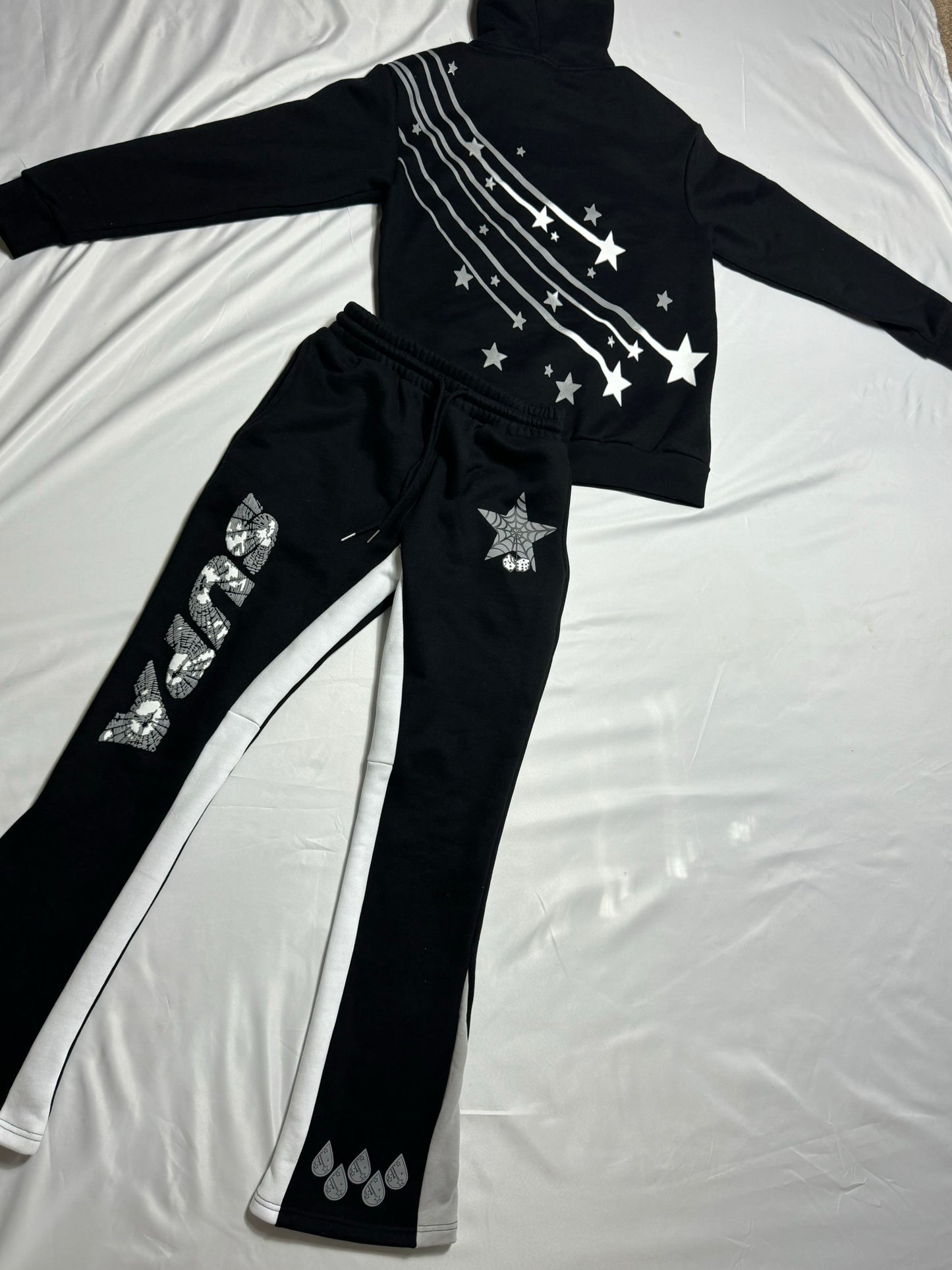 Black SUPA Web hoodie